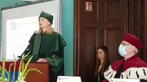 Rita Tamašunienė odebrała w Toruniu Nagrodę Jagiellońską 