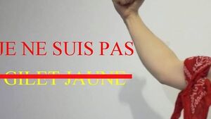 „Czerwone szaliki” protestują w Paryżu przeciw aktom przemocy.  „Tak dla demokracji, nie dla rewolucji”