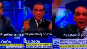 W TVN pokazali frustrata na wizji wyzywającego zwolenników wolności. Ale w nowej normalności to my jesteśmy szurami, a on reprezentuje „światopogląd naukowy” (WIDEO)