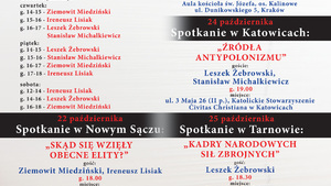 Źródła Antypolonizmu. Spotkanie z L. Żebrowskim oraz S. Michalkiewiczem