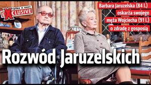 Jaruzelski się rozwodzi - ujawnił Super Express
