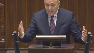 Odlot Grzegorza Schetyny! Takiego kabaretu dawno nie było [WIDEO]