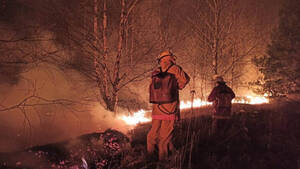 Dzięki „pomocy z góry” ugaszono pożar w Czarnobylu!