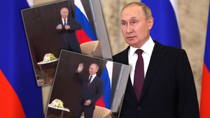 Co się dzieje z Putinem? Dziwne gesty, niezrozumiałe ruchu [WIDEO]