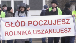 TYLKO U NAS! PROTEST POLSKICH ROLNIKÓW