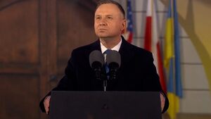 Prezydent Duda: Jesteśmy i będziemy solidarni z Ukrainą, nie ma wolności bez solidarności [WIDEO]