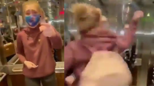 HIT! Amerykańska Julka nakazuje wyjść kobiecie z windy, by ta mogła ją opuścić zachowując "dystans społeczny". Koronahisteria trwa w najlepsze (WIDEO)