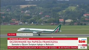 Papież Franciszek jest już w Polsce!