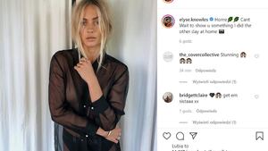 Modelka z rozumkiem pantofelka - pandemia koronawirusa to prezent dla planety