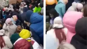 Przerażające sceny w Rosji. Oto co robili ludzie (WIDEO)