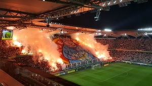 Cięta riposta polskich kibiców: UEFA przyrównana do pazernej świni