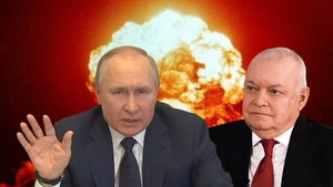  Szokujące wystąpienie kremlowskiego propagandysty! Grozi Londynowi BOMBĄ WODOROWĄ! "Zostanie tylko atomowa pustynia" (WIDEO)