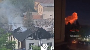 Czy Ukraina zaatakowała Rosję? Ogromne eksplozje w przygranicznym Biełgorodzie [Wideo]