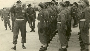 Gen. Anders i Monte Cassino...