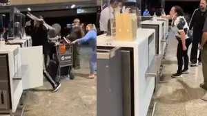 SZOKUJĄCE nagranie na lotnisku. Nie zgadniesz CO się stało! [WIDEO]