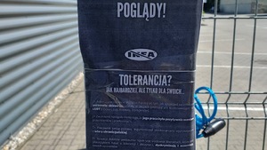 Młodzież Wszechpolska – akcja przeciwko agitacji LGBT w sieci IKEA w Polsce