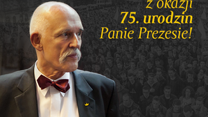 75 rocznica urodzin Janusza Korwina-Mikke
