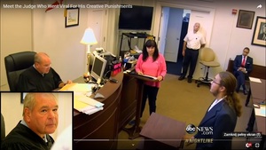 Sędzia Michael Cicconetti - takie wyroki uczą, wychowują i są bardzo skuteczne. Czy możliwe są w Polsce?