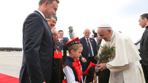 Prezydent Andrzej Duda przywitał papieża Franciszka [Zdjęcia!!!]