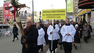 Droga Krzyżowa w intencji prześladowanych chrześcijan [ZDJĘCIA]