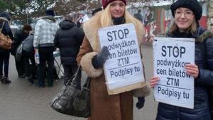Warszawiacy przeciw POdwyżkom cen biletów