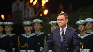 Prezydent Duda na Westerplatte: Tę wojnę rozpętały Niemcy