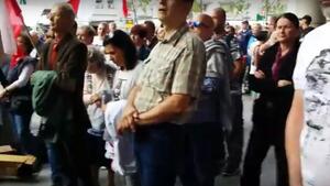 Demonstracja przeciw dyktatowi Unii Europejskiej