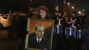 Ukraińcy jak co roku uczcili rocznicę urodzin Stepana Bandery! [WIDEO]