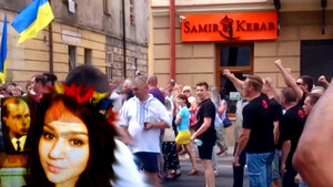 „Polska musi zginąć!” - krzyk podczas marszu ukraińskiego w Przemyślu