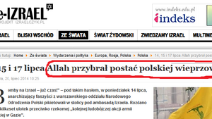 'Polskie warchlaki', czyli rasizm po żydowsku
