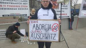 Aborcyjna orgia nienawiści - chcą zgotować kolejne Auschwitz [ZDJĘCIA!!!]
