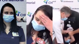 AFERA! Pielęgniarka MDLEJE KWADRANS PO SZCZEPIONCE na Covid-19! Szpital: To nie przez szczepionkę (WIDEO)