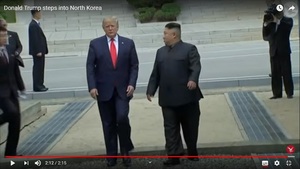 Donald Trump przekroczył granicę Korei Północnej. Jako pierwszy prezydent USA