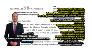 Adam Bodnar podziela wątpliwości ZChR dotyczące ograniczeń w kościołach!