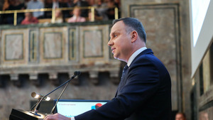 Duda "zgasił" niemieckiego dziennikarza [WIDEO]