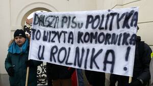 Krytyka UE i PiS. Protest rolników [WIDEO]