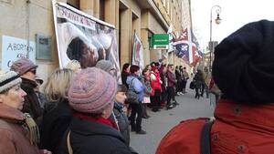 Kontrmanifestacja obrońców życia w Poznaniu – bo wobec aborcyjnego dyktatu nie można milczeć!