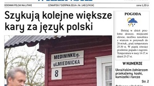 Trwa rugowanie języka polskiego na Litwie