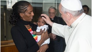 Franciszek podziękował Meriam Ibrahim za świadectwo wiary