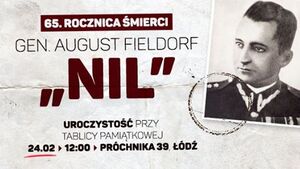 Łódź: uroczystości w 65. rocznicę śmierci generała Augusta Emila "Nila" Fieldorfa