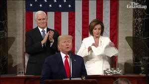 W USA też mają cyrk! Pelosi podarła orędzie Trumpa