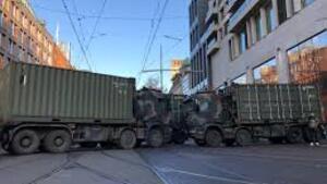 Holenderski rząd wysłał wojsko przeciwko protestującym rolnikom