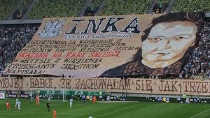 Kibice Lechii Gdańsk uczcili „Inkę”