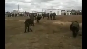 Tak wygląda "szkolenie" rosyjskich wojskowych. Pokazano film