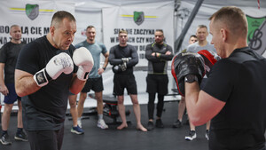 Prezydent Nawrocki w pokazowej walce. Zobacz, z kim się zmierzył