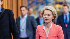 Von der Leyen naciska na szybkie rozwiązanie kwestii pomocy UE dla Ukrainy