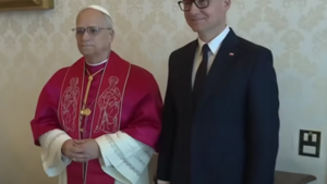 Andrzej Duda z Leonem XIV. Internauci zauważyli szokujący szczegół!