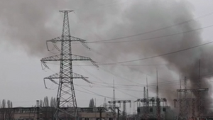 Rosyjskie naloty niszczą największą elektrownię w Kijowie