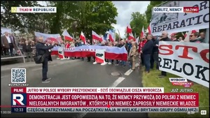 „Halt”! Polacy zablokowali ulicę w Görlitz! Nie chcieli imigrantów z Niemiec (WIDEO)