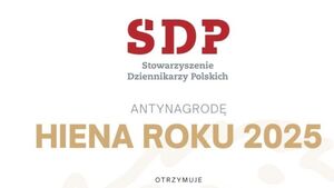 Znany dziennikarz z tytułem "Hieny Roku". Oto powód